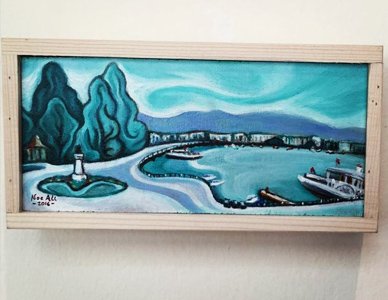 "Ginebra" - Miniatura al óleo