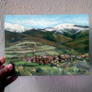 "Pineda de la Sierra", Pintura al óleo