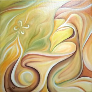 "Esfinge", Pintura al óleo
